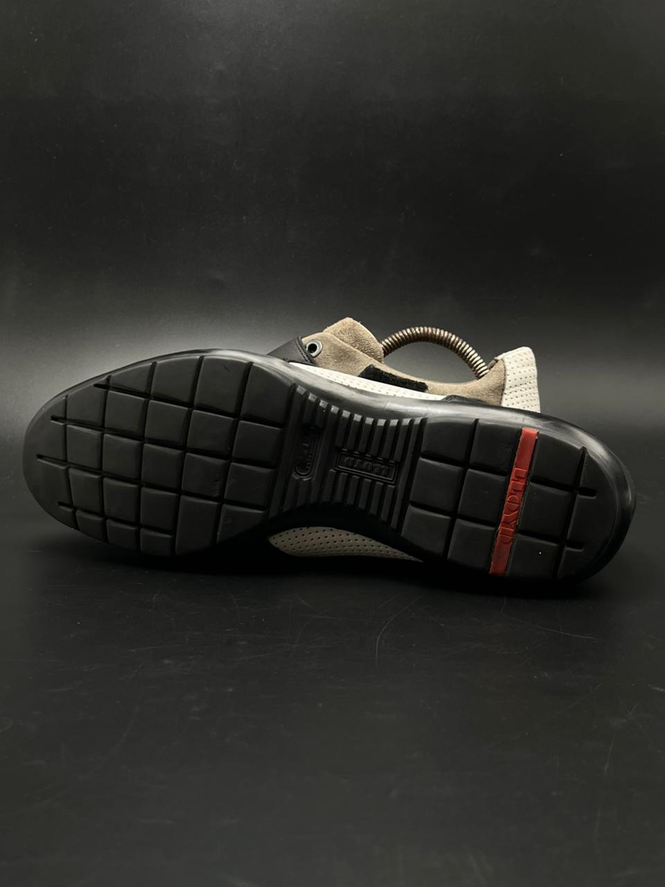 LLOYD GERMANY SPORTS BLACK WHITE Leather Sneakers