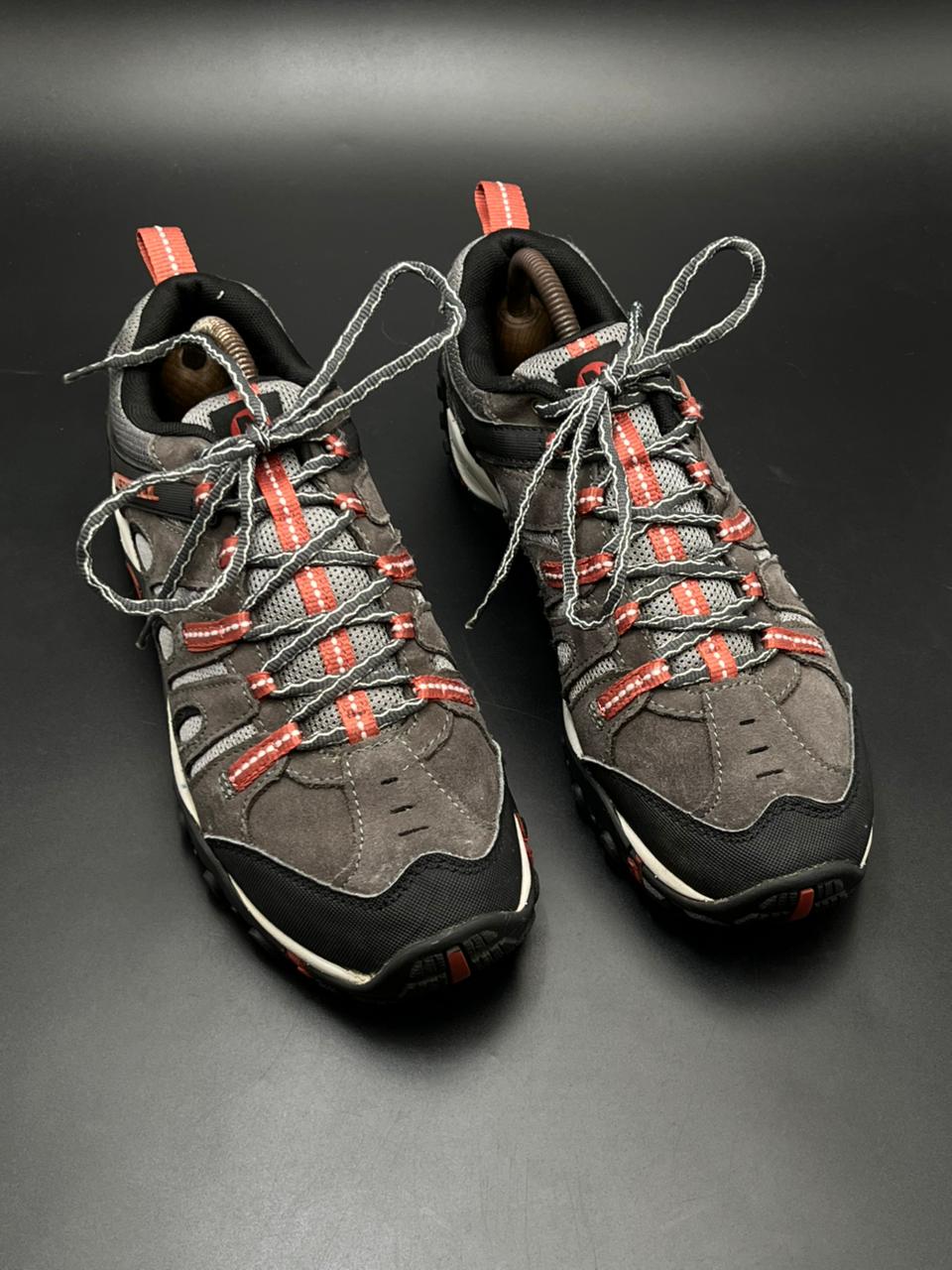 MERRELL MOAB 2 VENT BROWN ORANGE LOW HIKING TRAIL SHOES