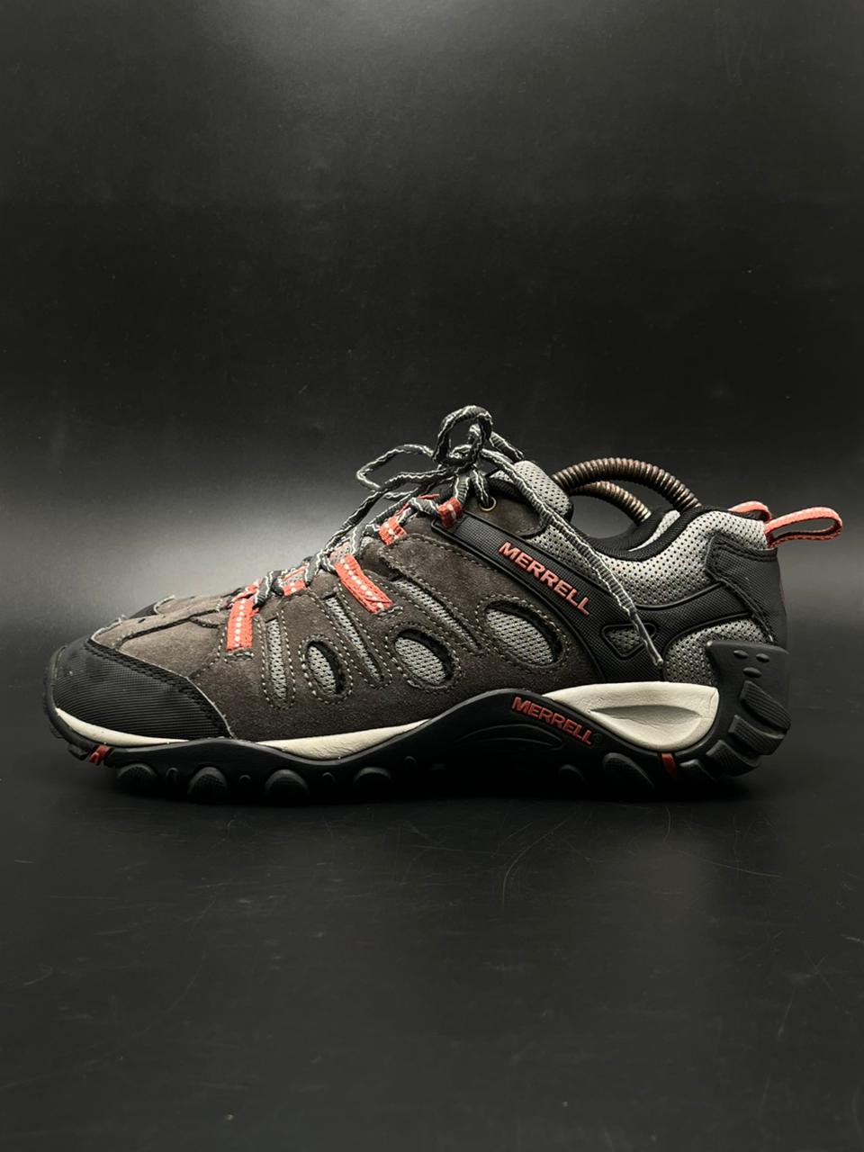 MERRELL MOAB 2 VENT BROWN ORANGE LOW HIKING TRAIL SHOES