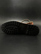 POLO RALPH LAUREN VINTAGE BROWN LEATHER LUG SOLE PENNY LOAFERS
