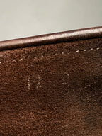 POLO BY RALPH LAUREN BURGUNDY LEATHER BROGUE PENNY LOAFERS