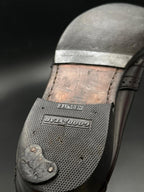 POLO BY RALPH LAUREN BURGUNDY LEATHER BROGUE PENNY LOAFERS