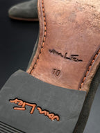 VAN LIER GREY SUEDE PENNY LOAFERS