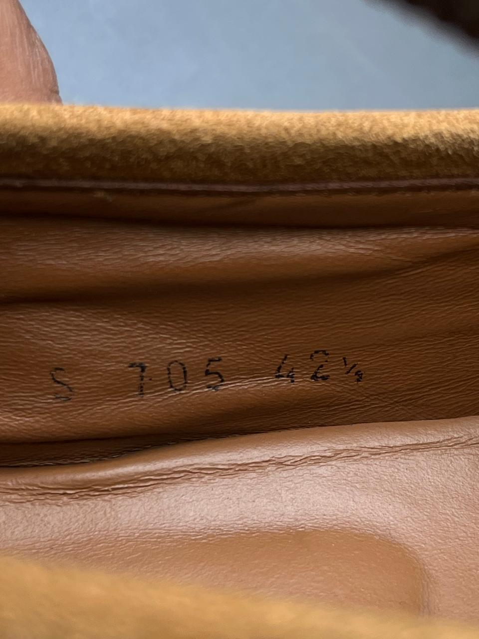 LORENZO BANFI X CLASSSY TAN SUEDE PENNY LOAFERS SHOES