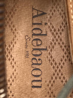 AIDEBAOU TAN SUEDE WINGTIP BROGUE OXFORD DRESS SHOES