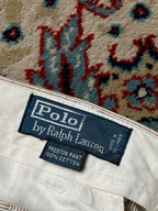 POLO BY RALPH LAUREN STRAIGHT FIR LINING COTTON DRESS PANTS - 36