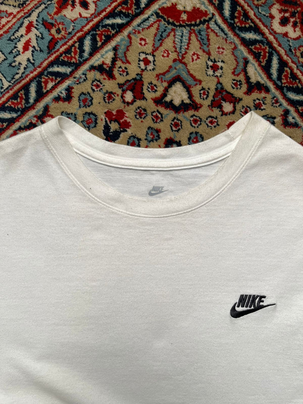 NIKE WHITE COTTON TEE - XL