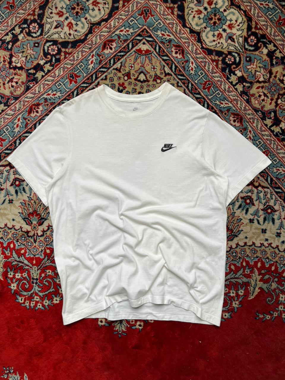 NIKE WHITE COTTON TEE - XL