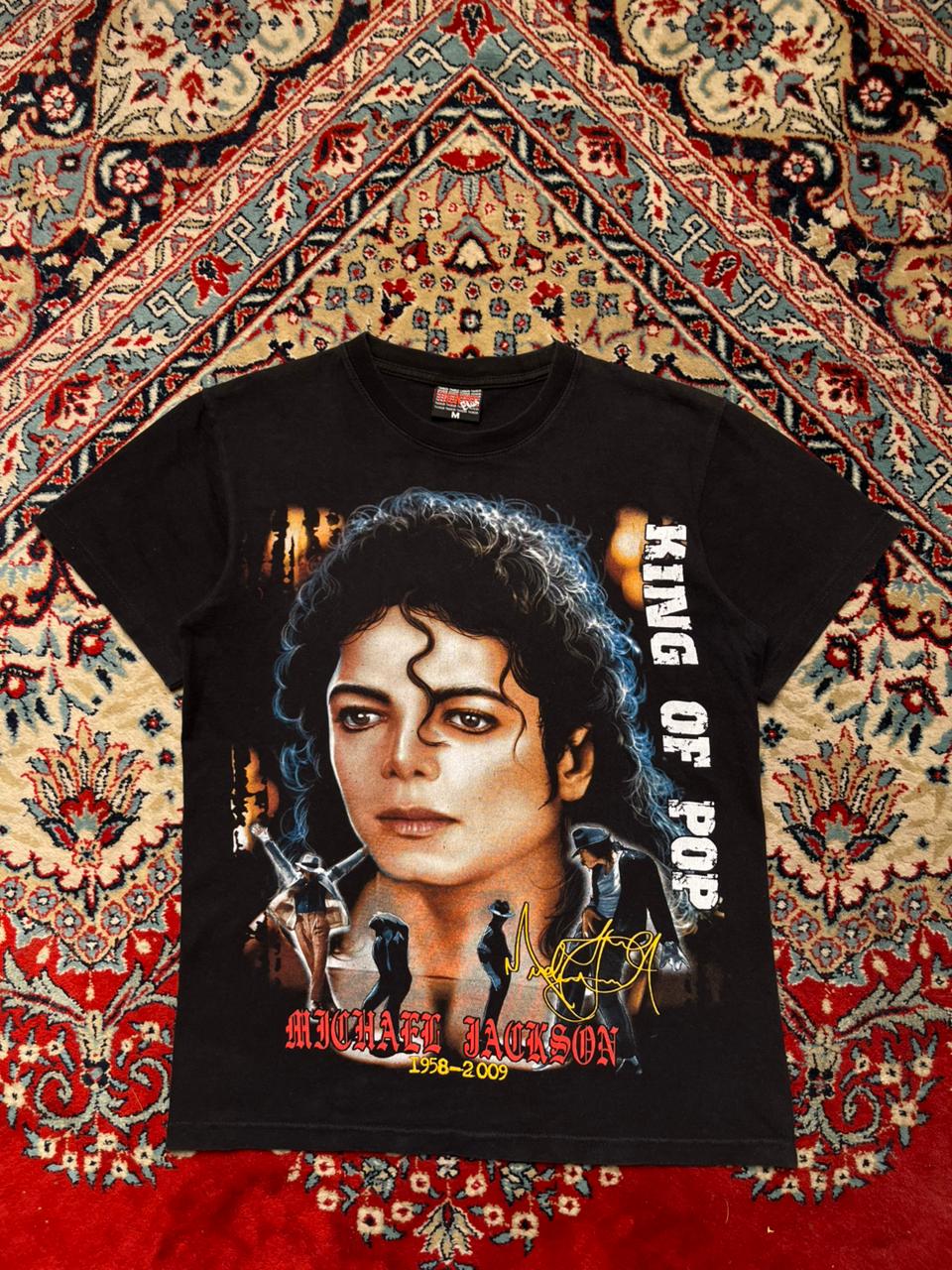 THUNDER PLUS MICHAEL JACKSON VINTAGE GRAPHIC TEE - M