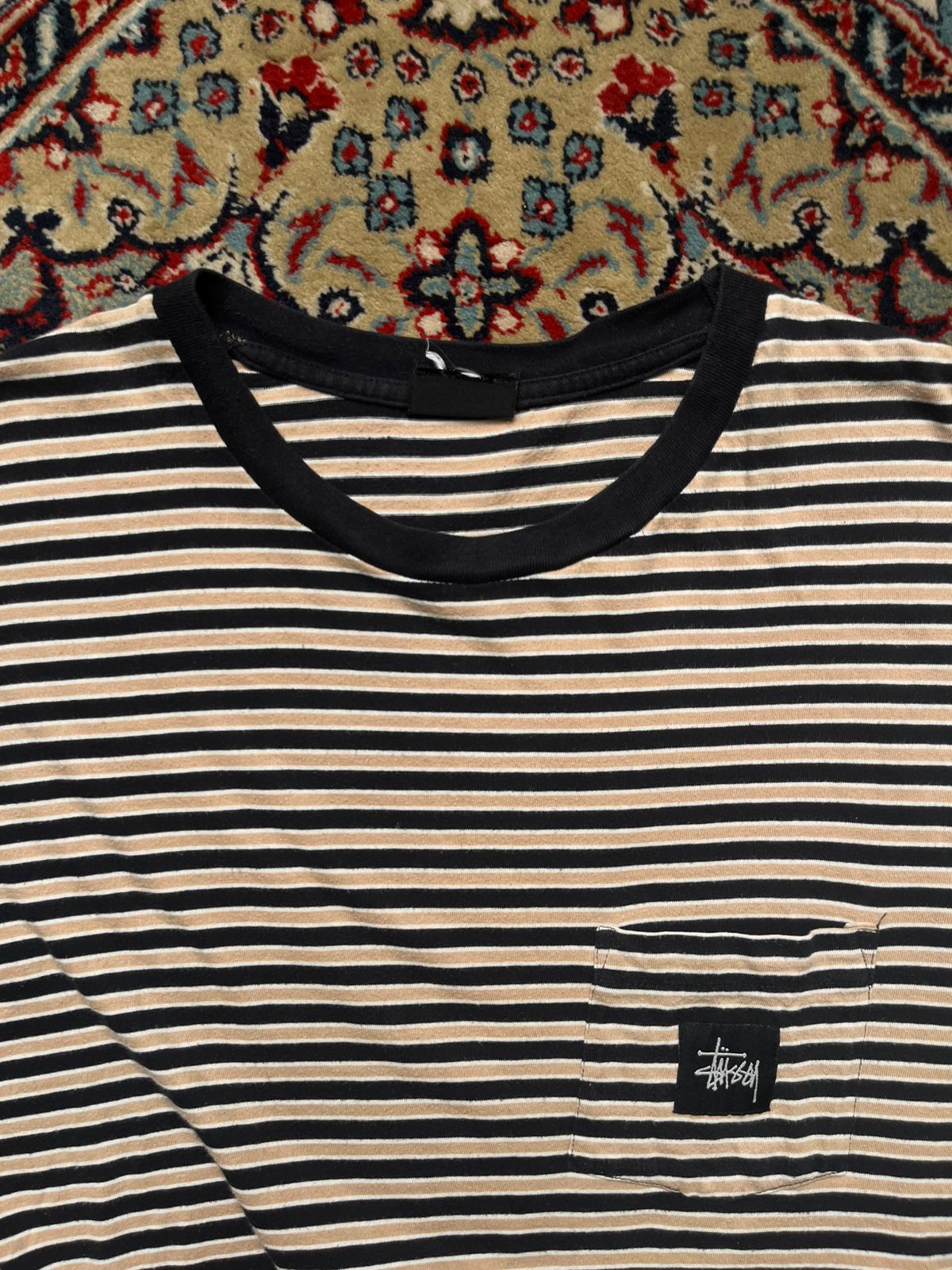 STUSSY Cropped Skater TEE - L