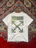 OFF WHITE MAIN LABEL C/0 VIRGIL ABLOH WHITE TEE - L