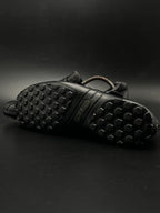 COLE HAAN BLACK LEATHER CROSS-STRAP CASUAL COMFORT Sneakers - 43.5