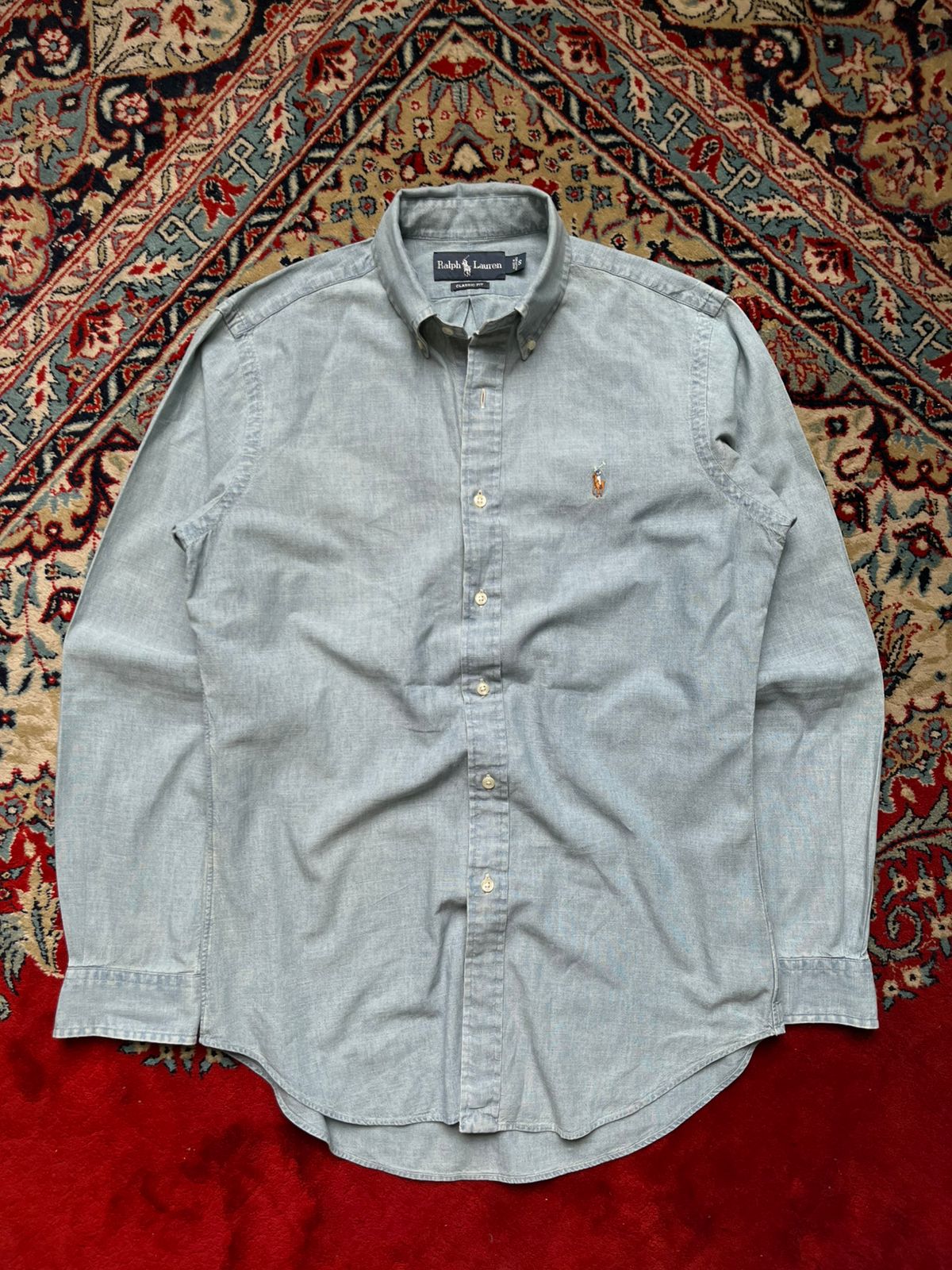 VTG 1980’s RALPH LAUREN CLASSIC FIT BUTTON DOWN SHIRT - L