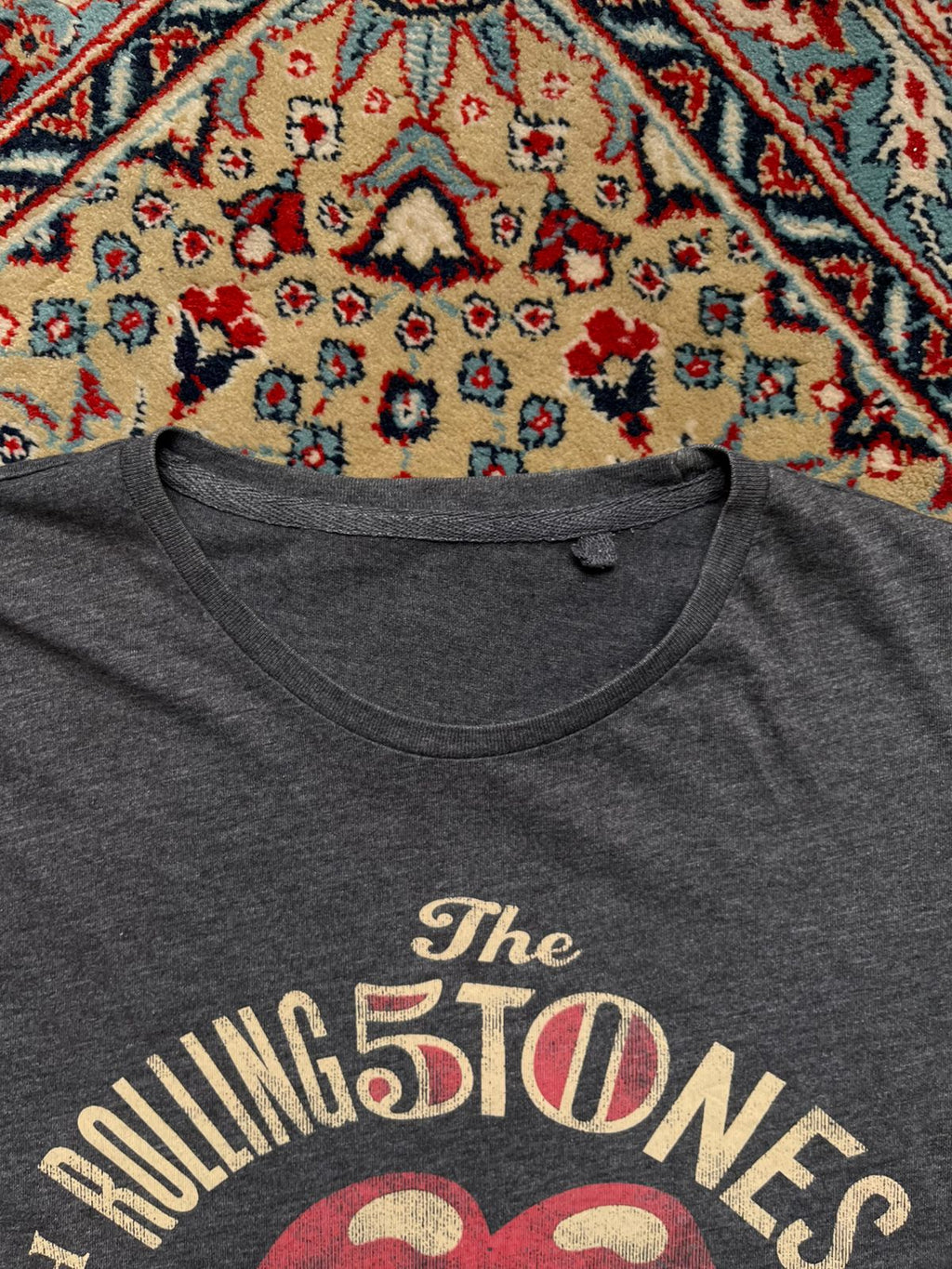 The Rolling Stones NEXT Graphic Heather Grey TEE - M