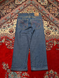 Rare Early 2000's Vintage EVISU "Indigo Genes" Embroidered Seagull Baggy Denim Jeans
