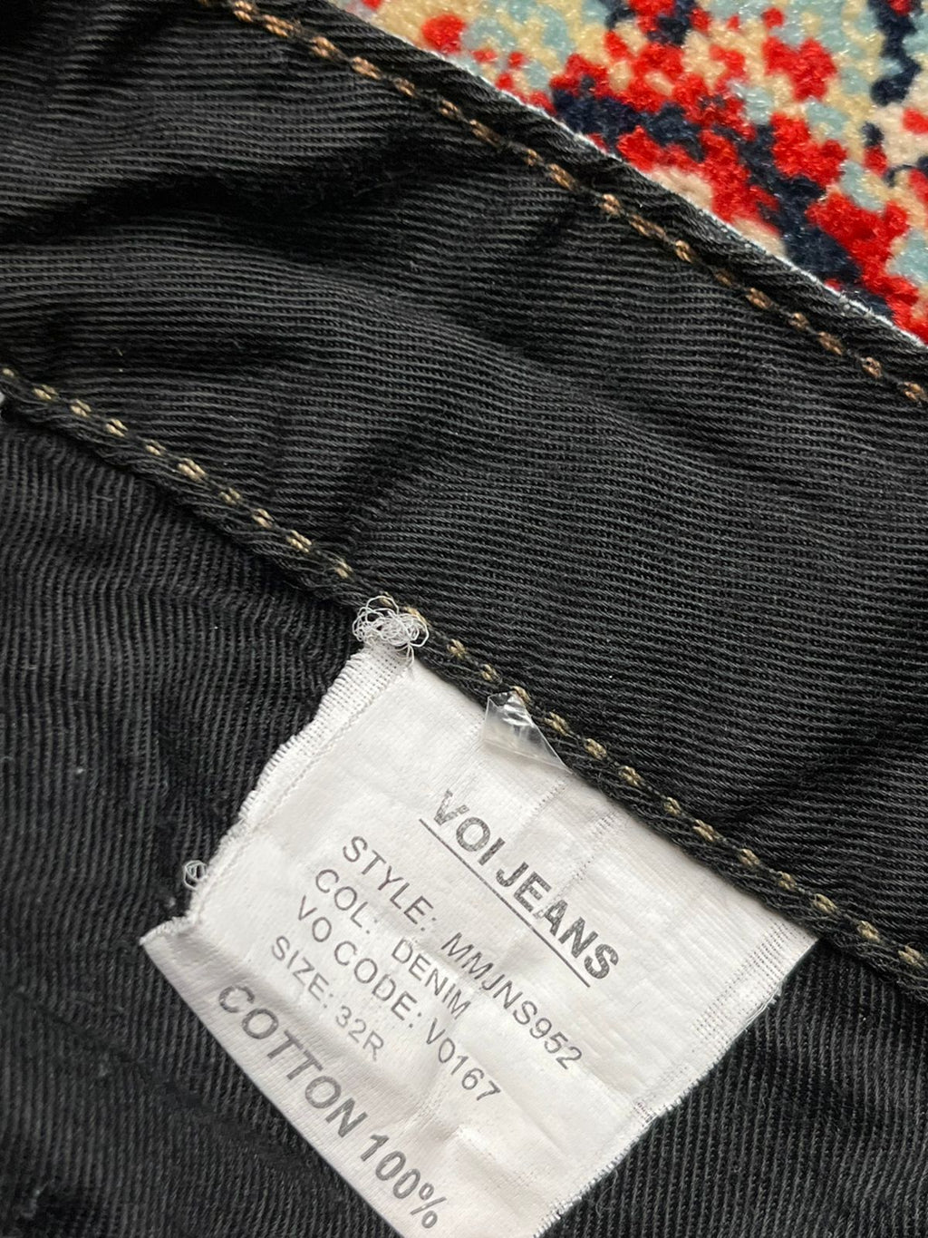 VOI DARK WASHED STRAIGHT FIT BIKER JEANS - 32