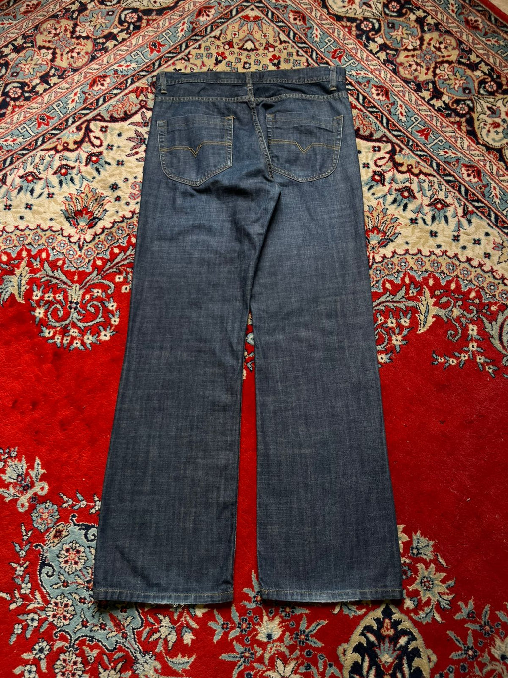 NEXT DARK WASHED BOOTCUT JEANS - 34