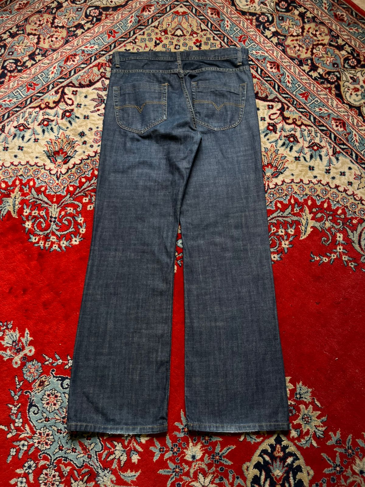NEXT DARK WASHED BOOTCUT JEANS - 34