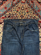 NEXT DARK WASHED BOOTCUT JEANS - 34