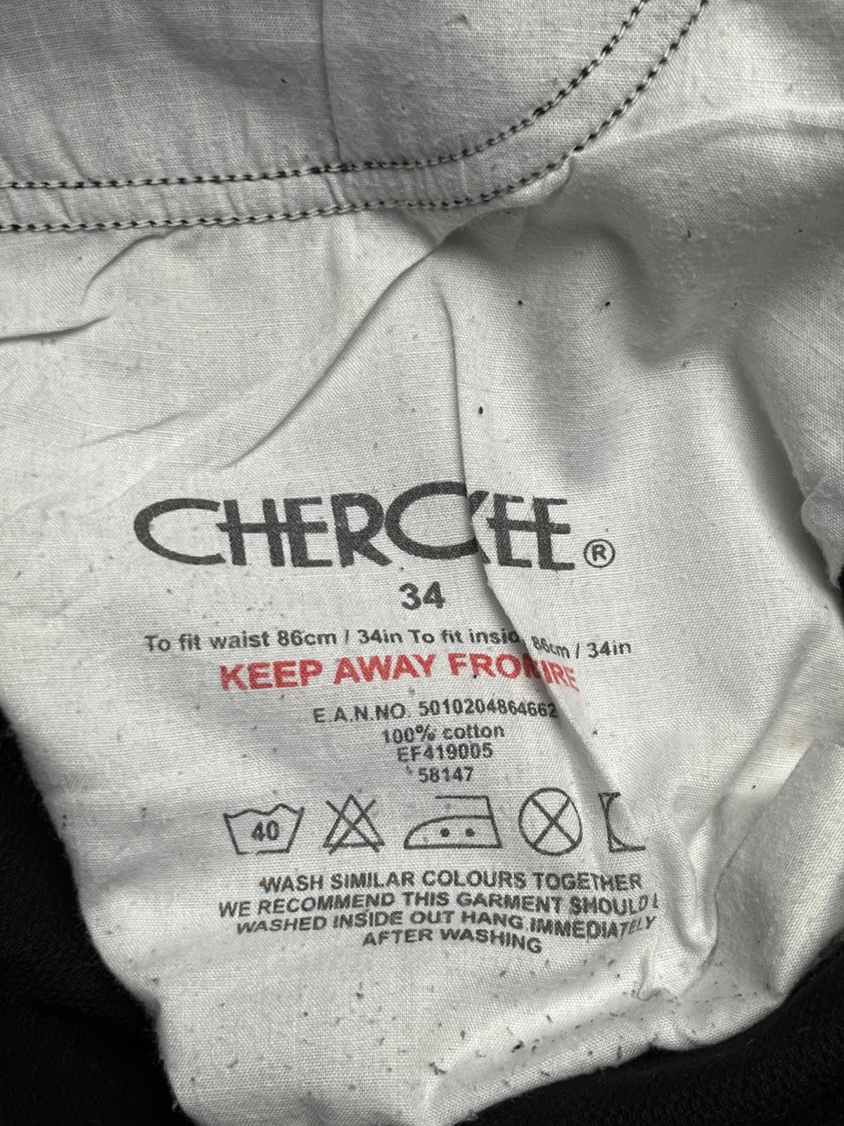 CHEROKEE BLACK STRAIGHT FIT JEANS - 34