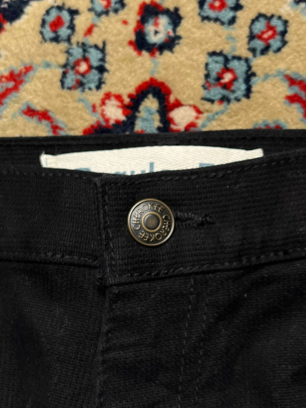 CHEROKEE BLACK STRAIGHT FIT JEANS - 34