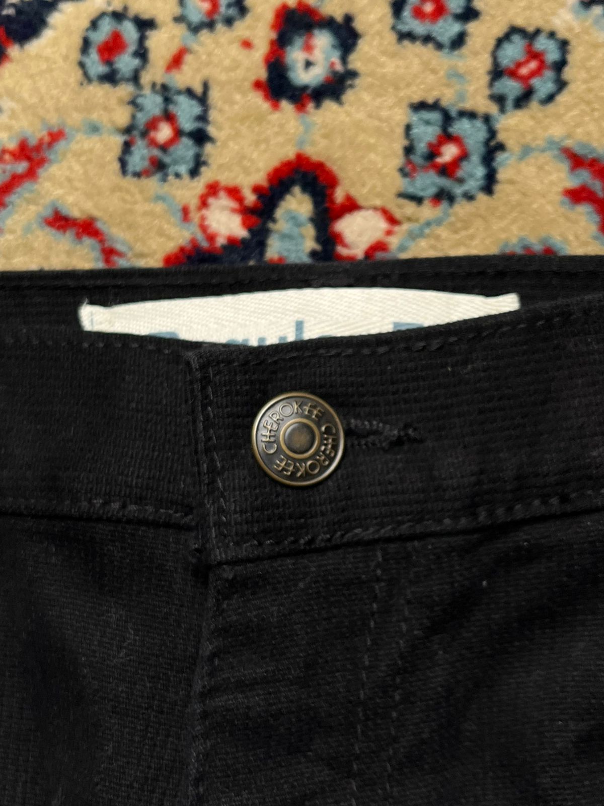 CHEROKEE BLACK STRAIGHT FIT JEANS - 34