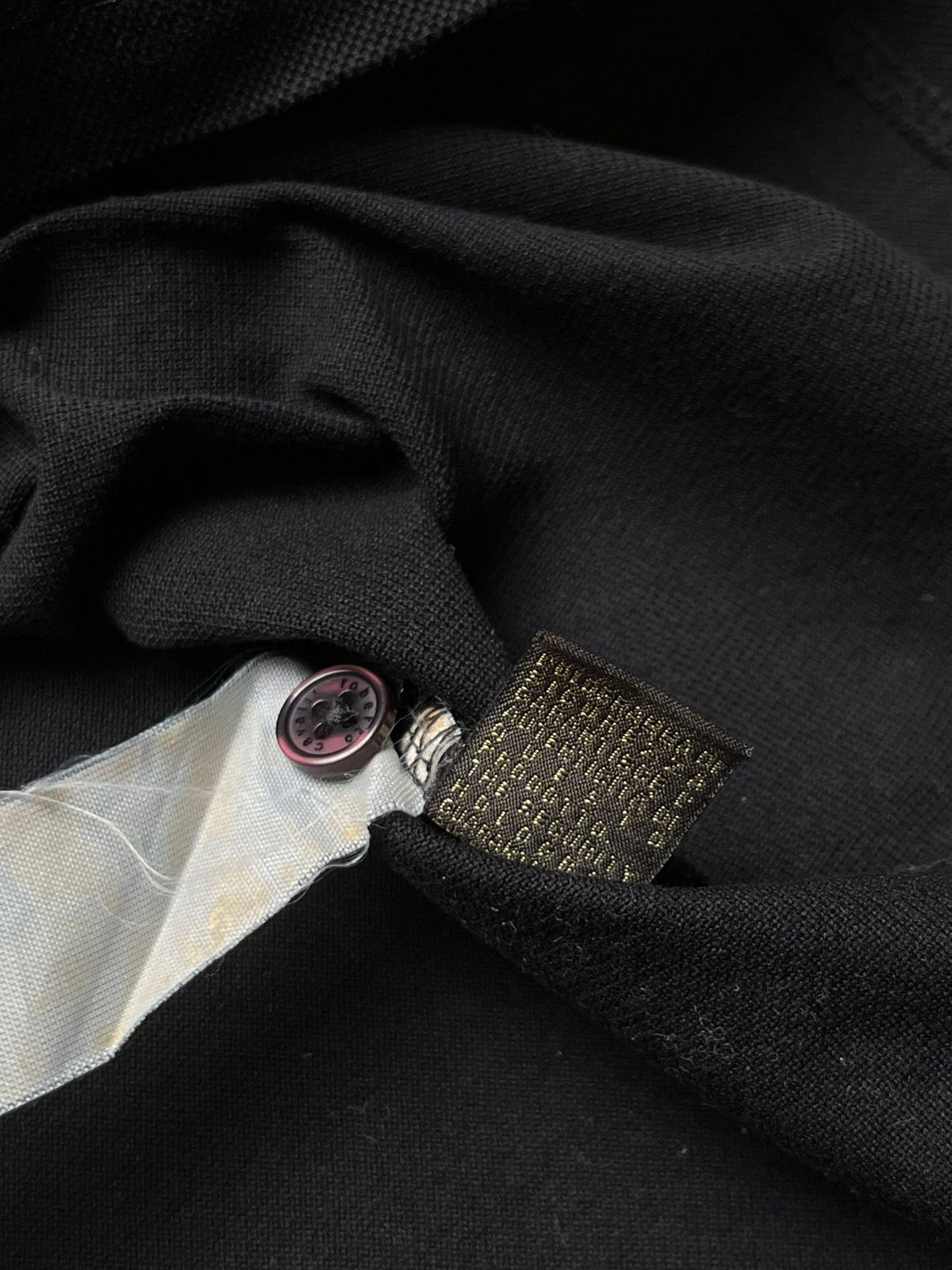 ROBERT0 CAVALLI BLACK POLO TEE - L