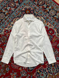 CHARLES TYRWHITT Extra Slim Fit White BUTTON DOWN SHIRT - S