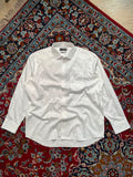M&S Marks & Spencer Regular Fit White Cotton BUTTON DOWN SHIRT - XL