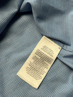 POLO RALPH LAUREN Blue Plaid Slim Fit Cotton BUTTON DOWN SHIRT - M