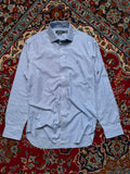 POLO RALPH LAUREN Blue Plaid Slim Fit Cotton BUTTON DOWN SHIRT - M