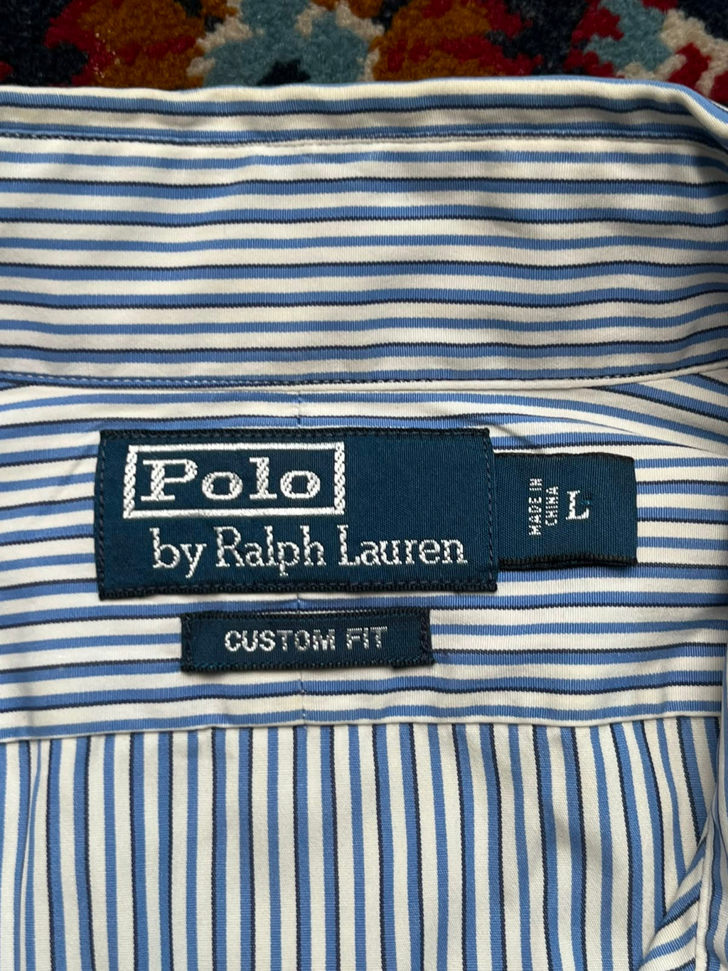 Polo Ralph Lauren Custom Fit Multi Stripe BUTTON DOWN SHIRT - XL