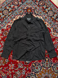 URBAN SPIRIT BLACK Safari BUTTON DOWN SHIRT - M