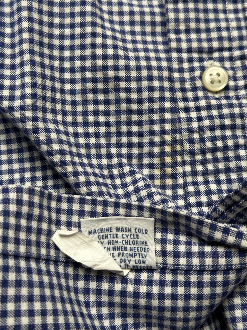 POLO RALPH LAUREN Slim Fit Check Oxford BUTTON DOWN SHIRT - M