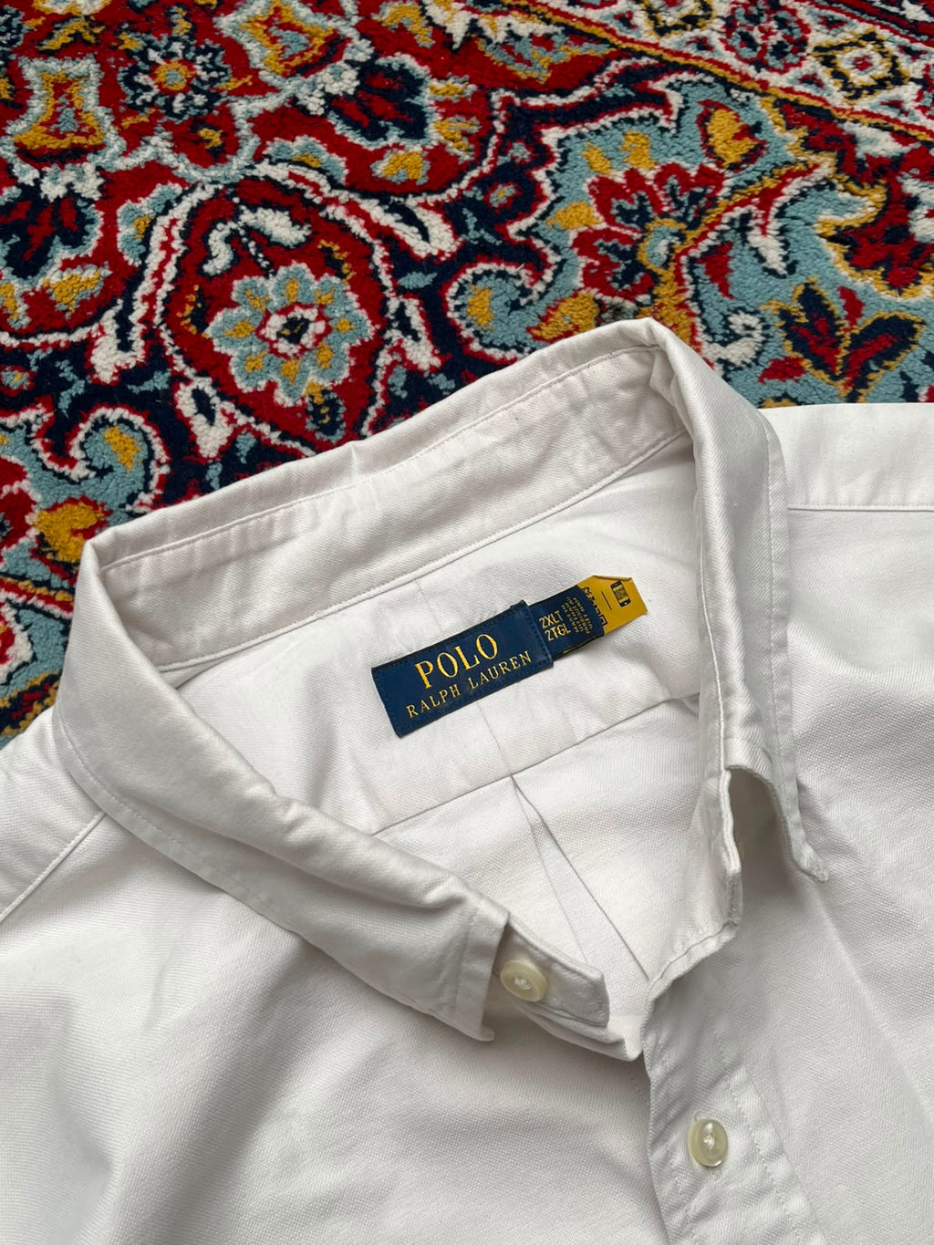 Polo Ralph Lauren White Oxford Cotton Button Down Shirt - XXL