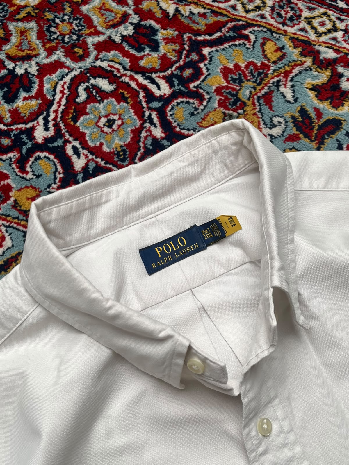 Polo Ralph Lauren White Oxford Cotton Button Down Shirt - XXL