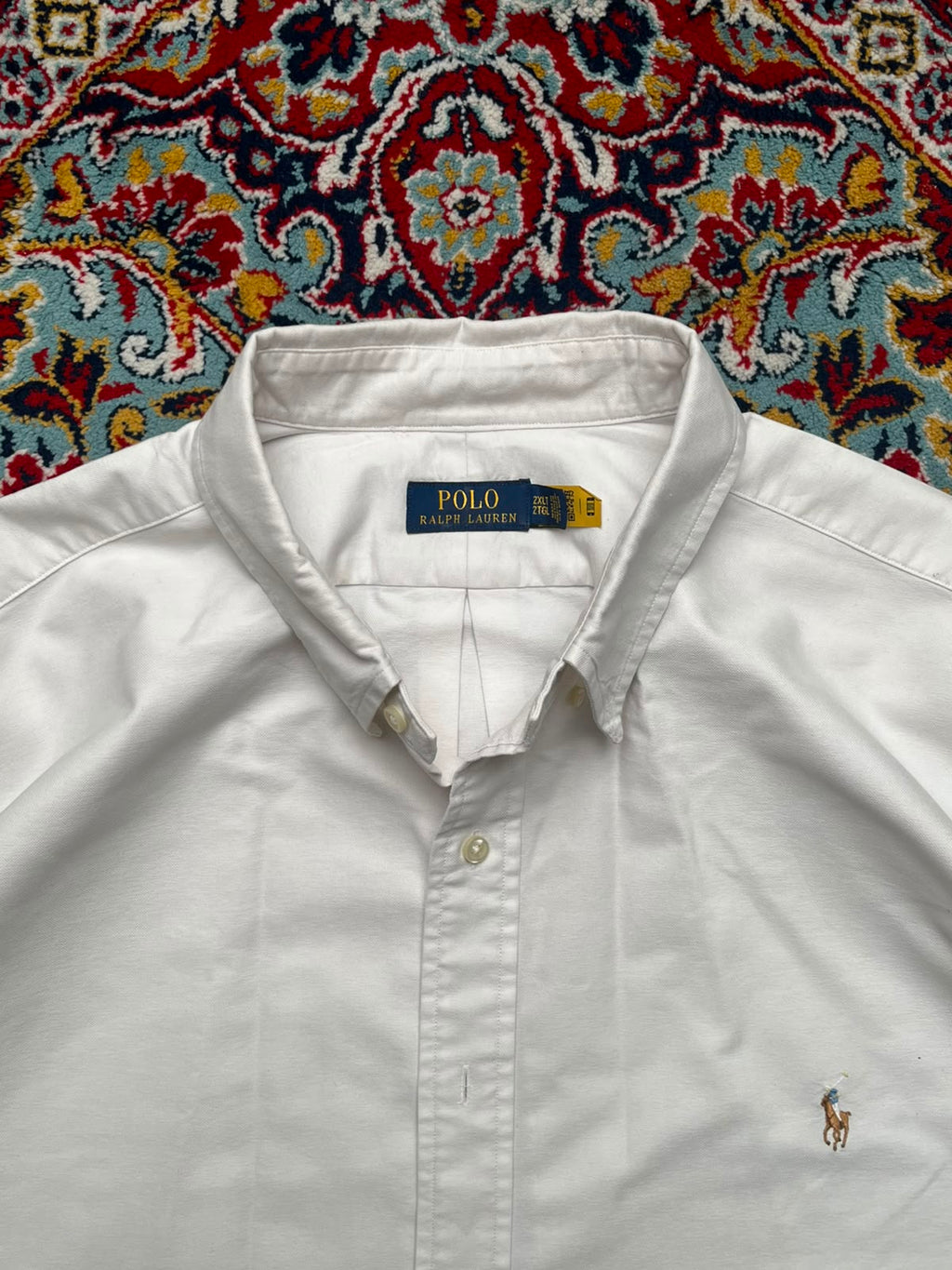 Polo Ralph Lauren White Oxford Cotton Button Down Shirt - XXL