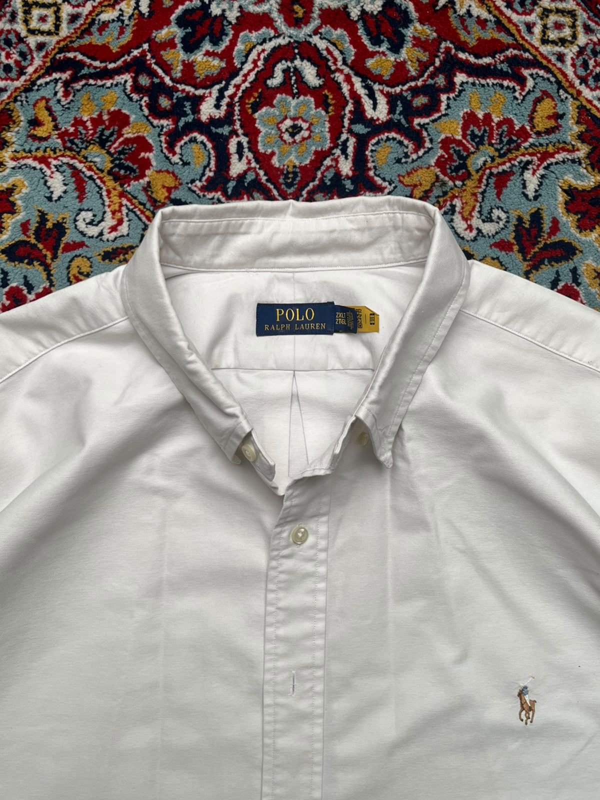 Polo Ralph Lauren White Oxford Cotton Button Down Shirt - XXL