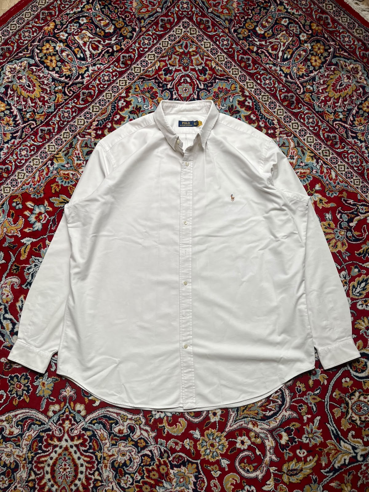 Polo Ralph Lauren White Oxford Cotton Button Down Shirt - XXL