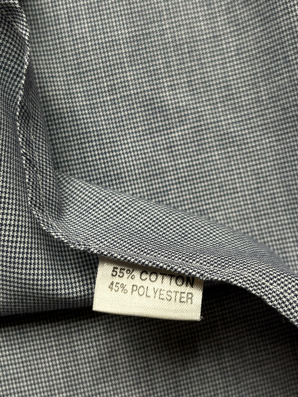 Guy Laroche Paris Micro Check Pattern Button Down Shirt - L