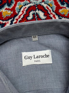 Guy Laroche Paris Micro Check Pattern Button Down Shirt - L