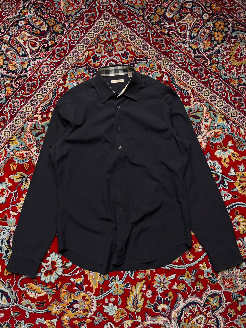 Burberry Brit Black Button Down Shirt - L