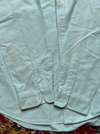 Polo Ralph Lauren Mint Green Oxford Cotton Button Down Shirt - XL