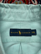 Polo Ralph Lauren Mint Green Oxford Cotton Button Down Shirt - XL