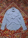 Savoy Taylors Guild Striped French Cuff Button Down Shirt - L