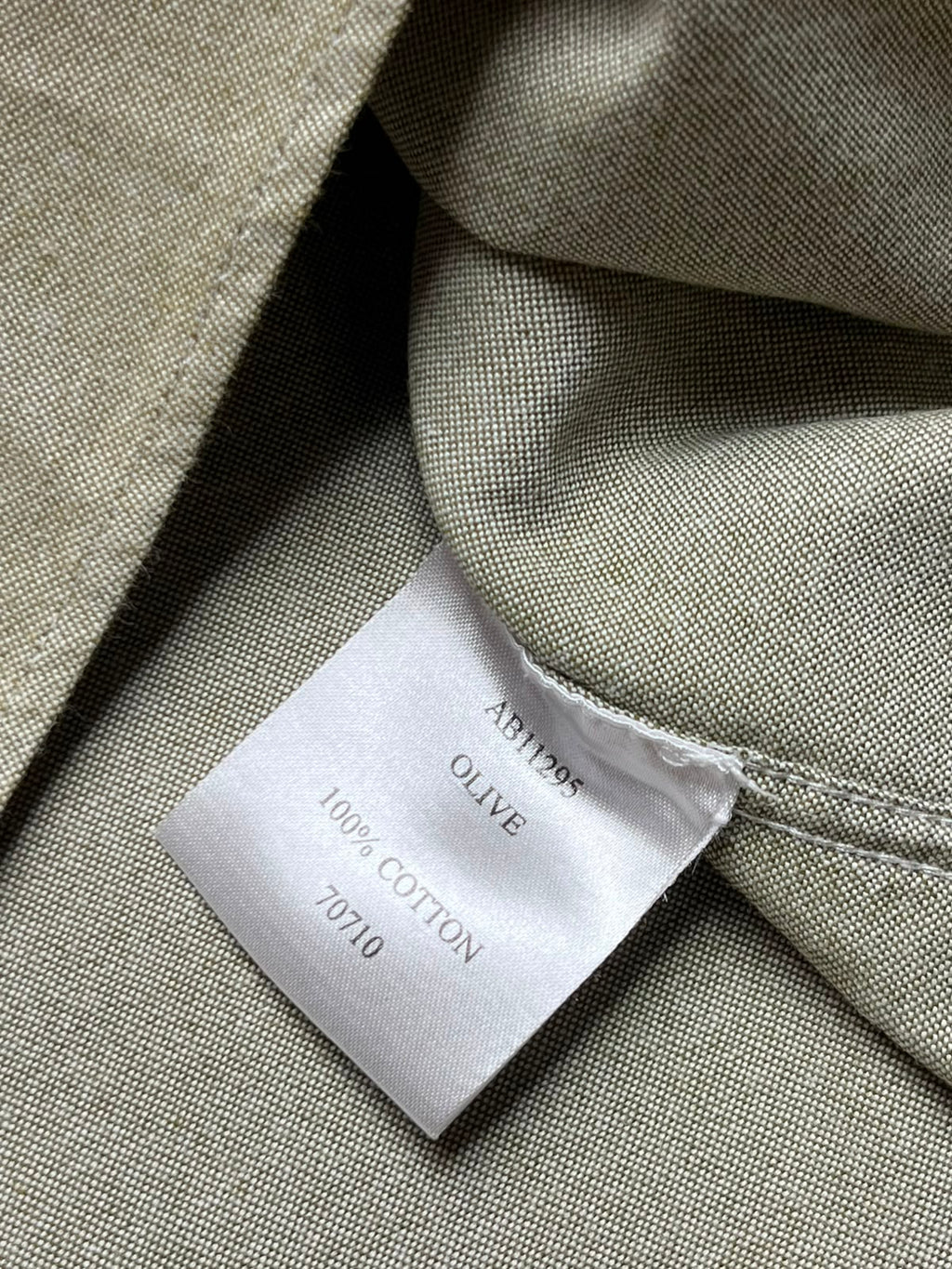 Cotton Traders Olive Green Oxford Button Down Shirt - XL