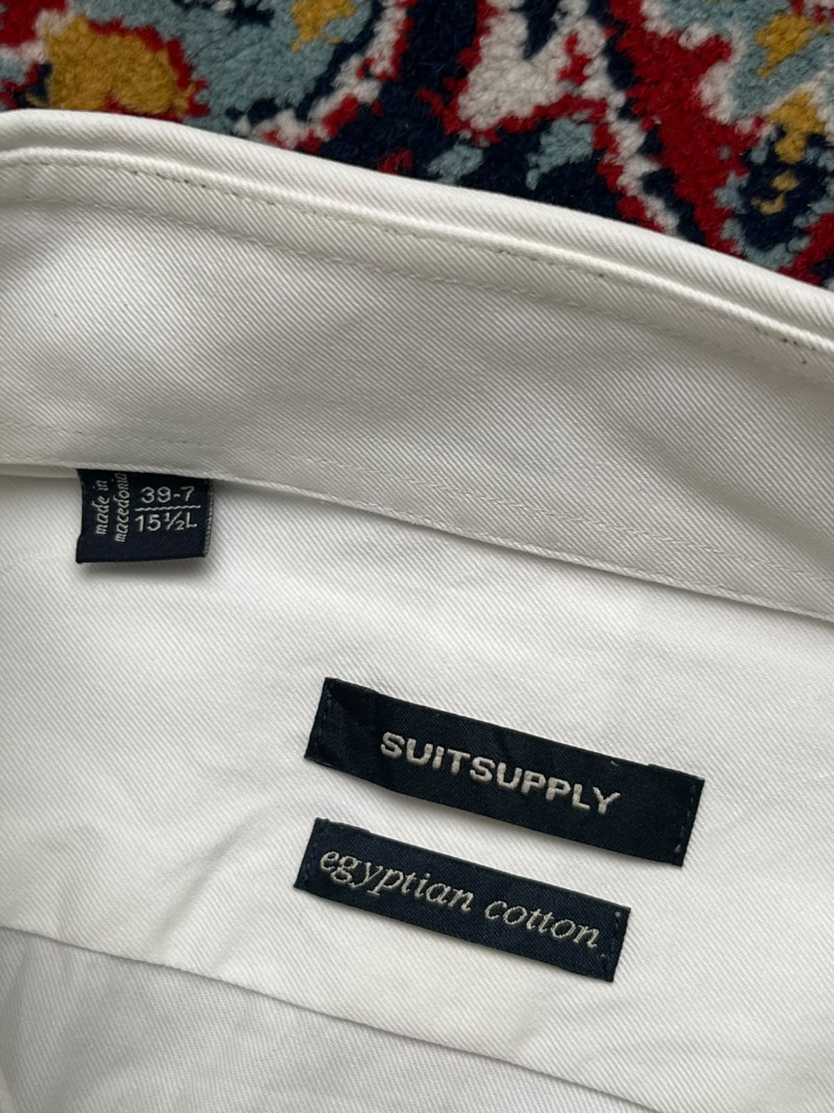 Suitsupply Tessitura Monti Egyptian French Cuff Button Down Shirt - L