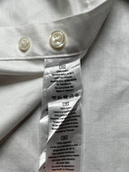 TM LEWIN Luxury Slim Fit White Twill BUTTON DOWN SHIRT - XL