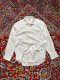 TM LEWIN Luxury Slim Fit White Twill BUTTON DOWN SHIRT - XL