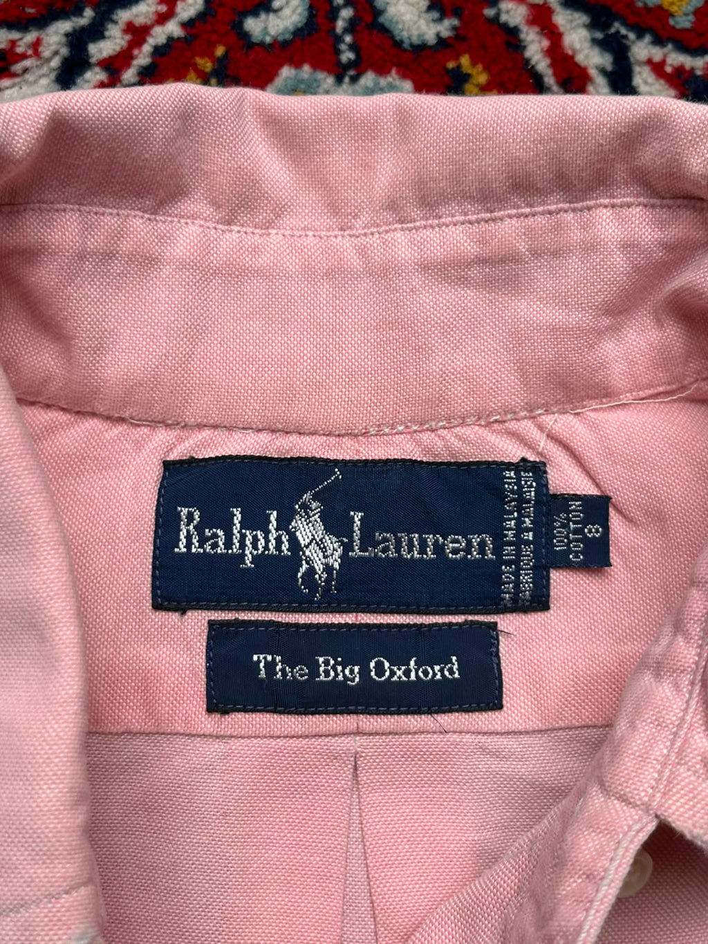 Ralph Lauren The Big Oxford Pink Cotton Button Down Shirt - M